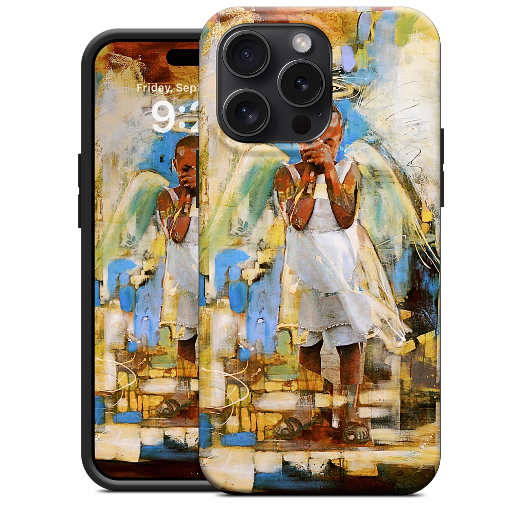 Shy Angel iPhone Case