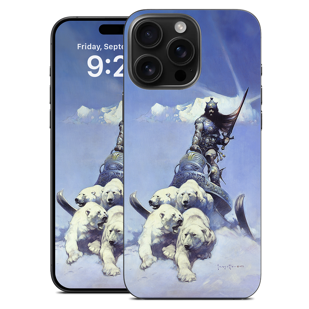 Silver Warrior iPhone Skin
