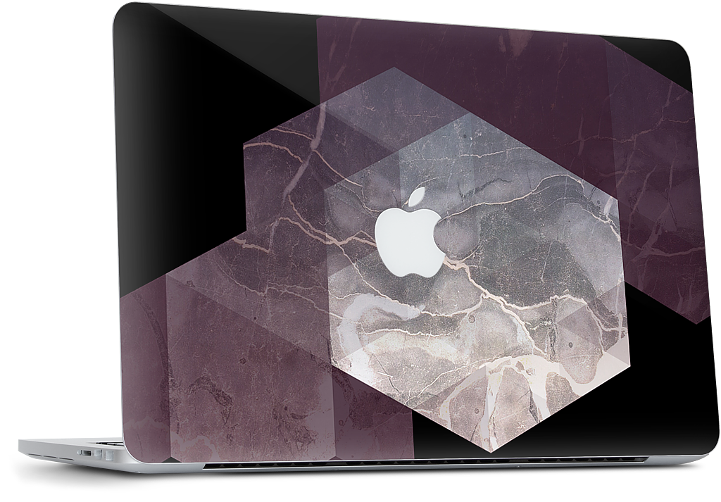 Marble Geometry MacBook Skin