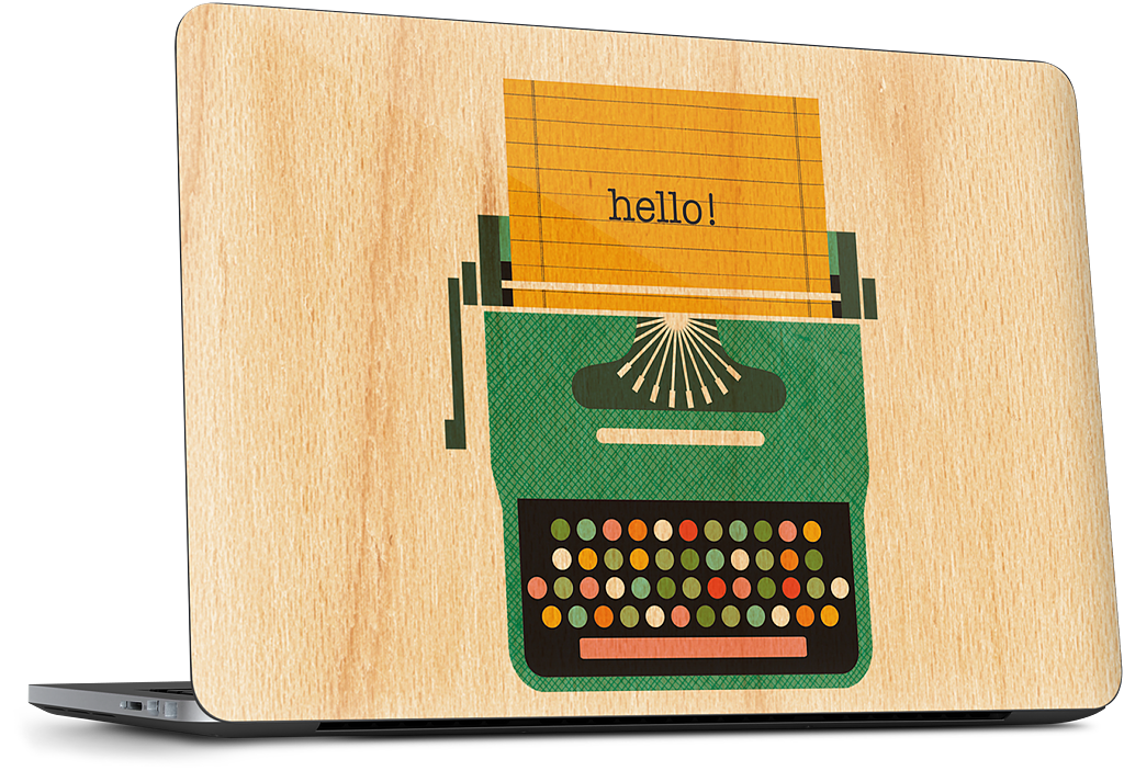 Typewriter Dell Laptop Skin