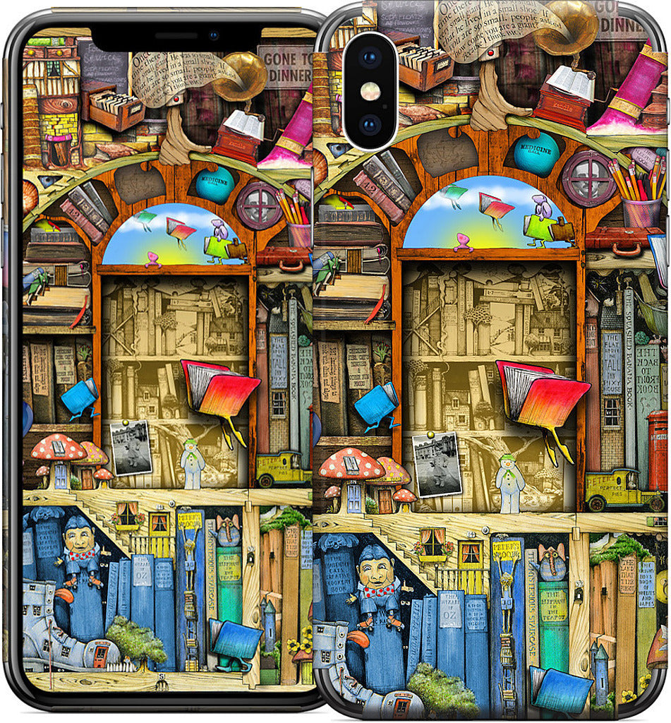 Bookshelf 2b iPhone Skin