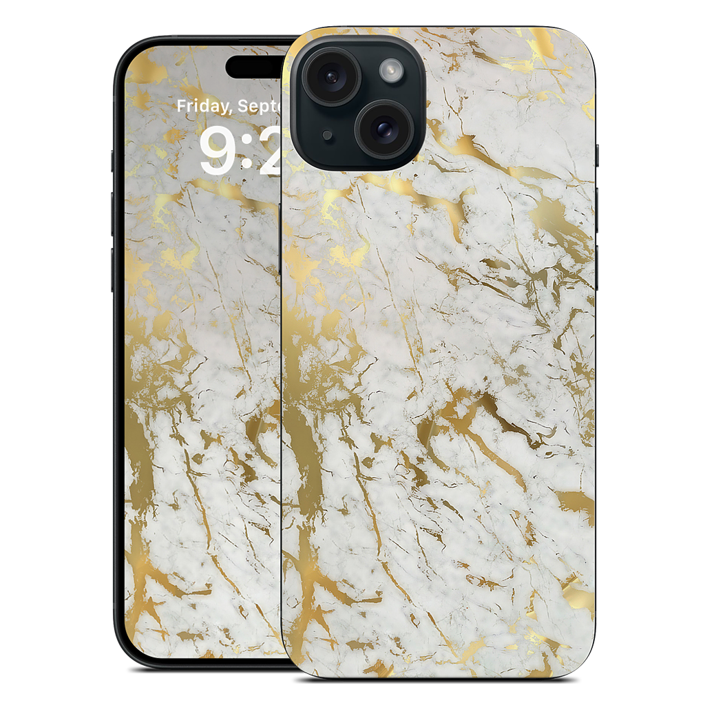 Gold Marble iPhone Skin