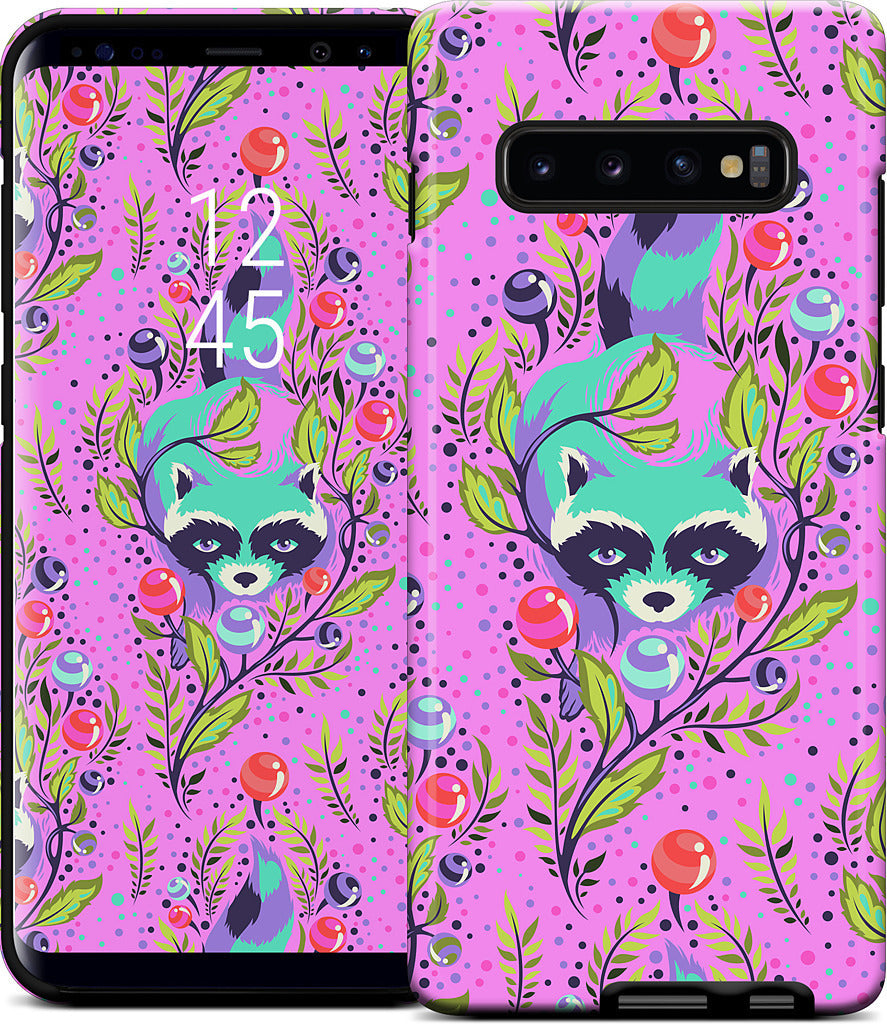 Raccoon Fuchsia Samsung Case
