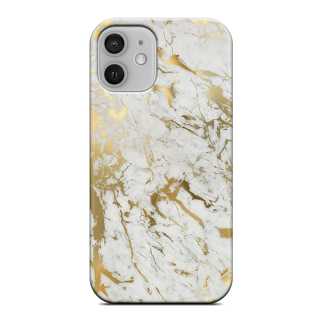 Gold Marble iPhone Case