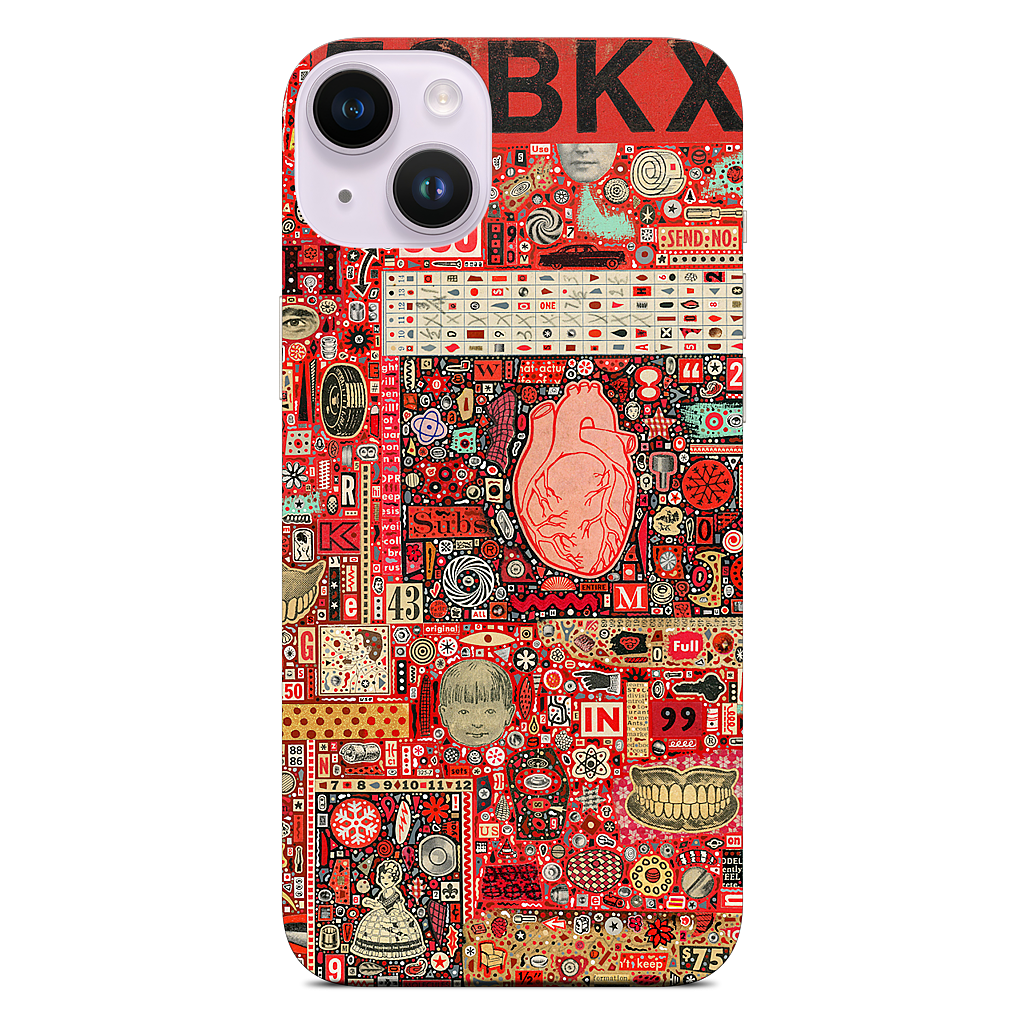 Big Numbers - Heart and Teeth iPhone Skin