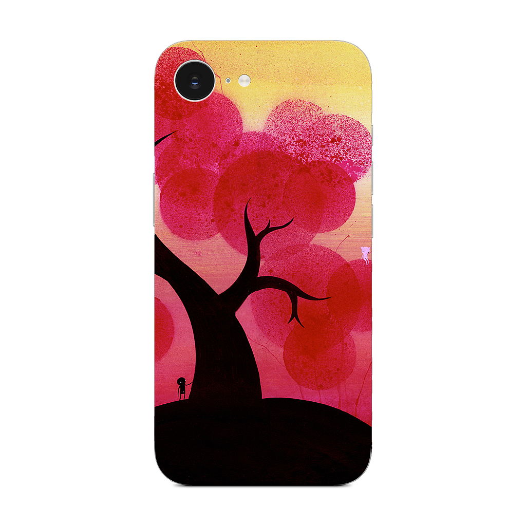 Red Blossoms iPhone Skin