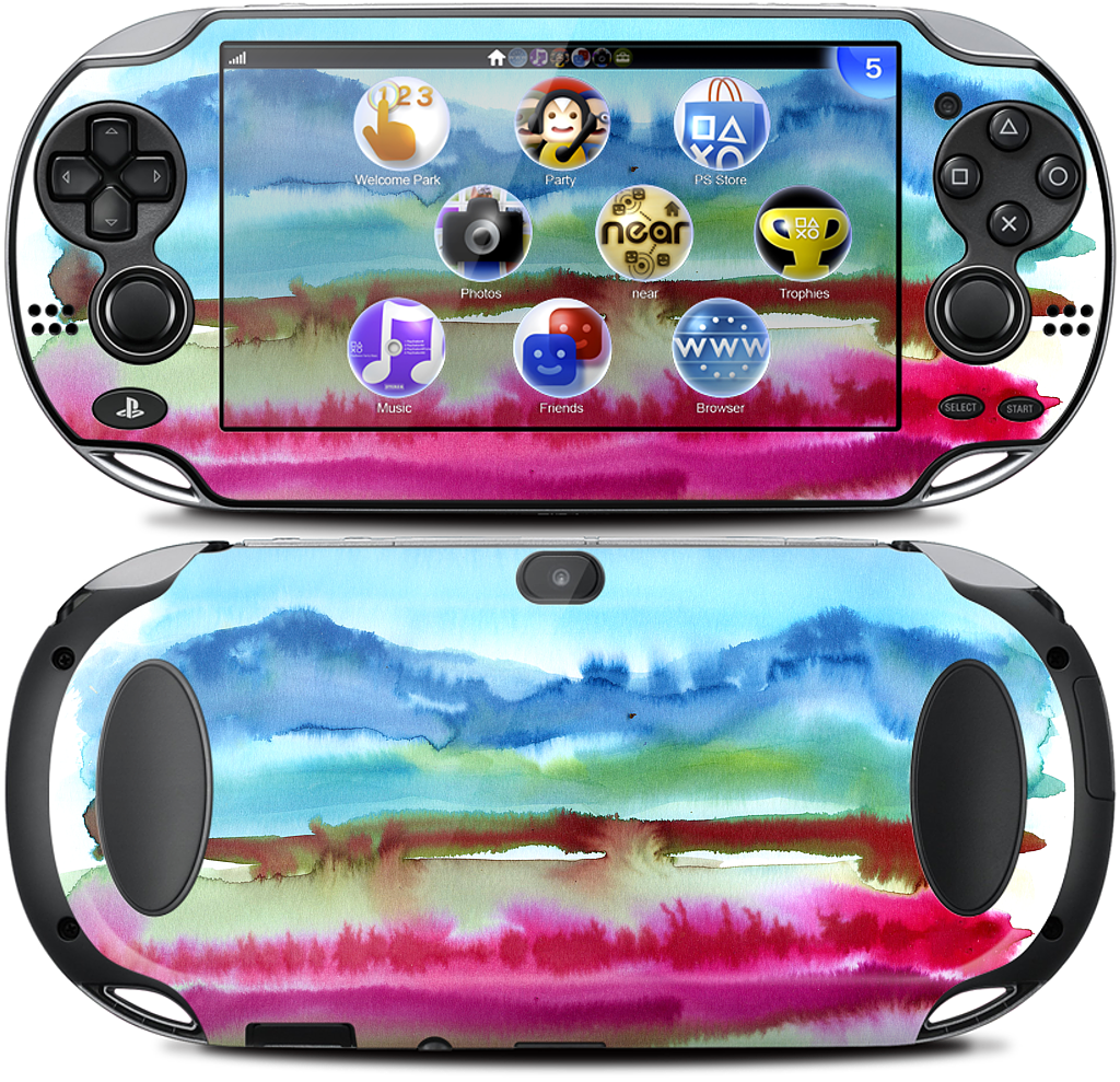 Sky Dye PlayStation Skin