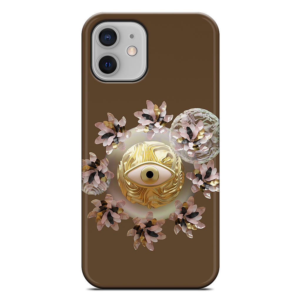 Golden Flowers iPhone Case