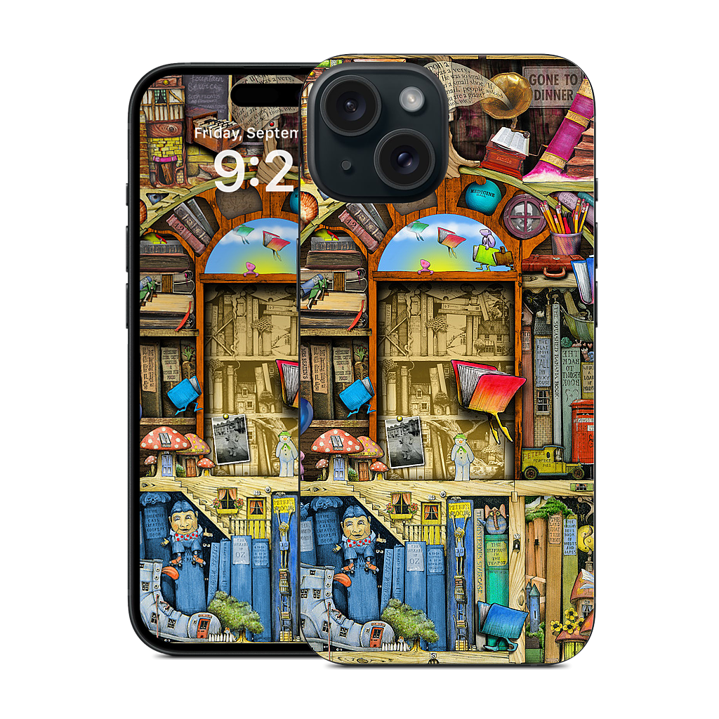 Bookshelf 2b iPhone Skin