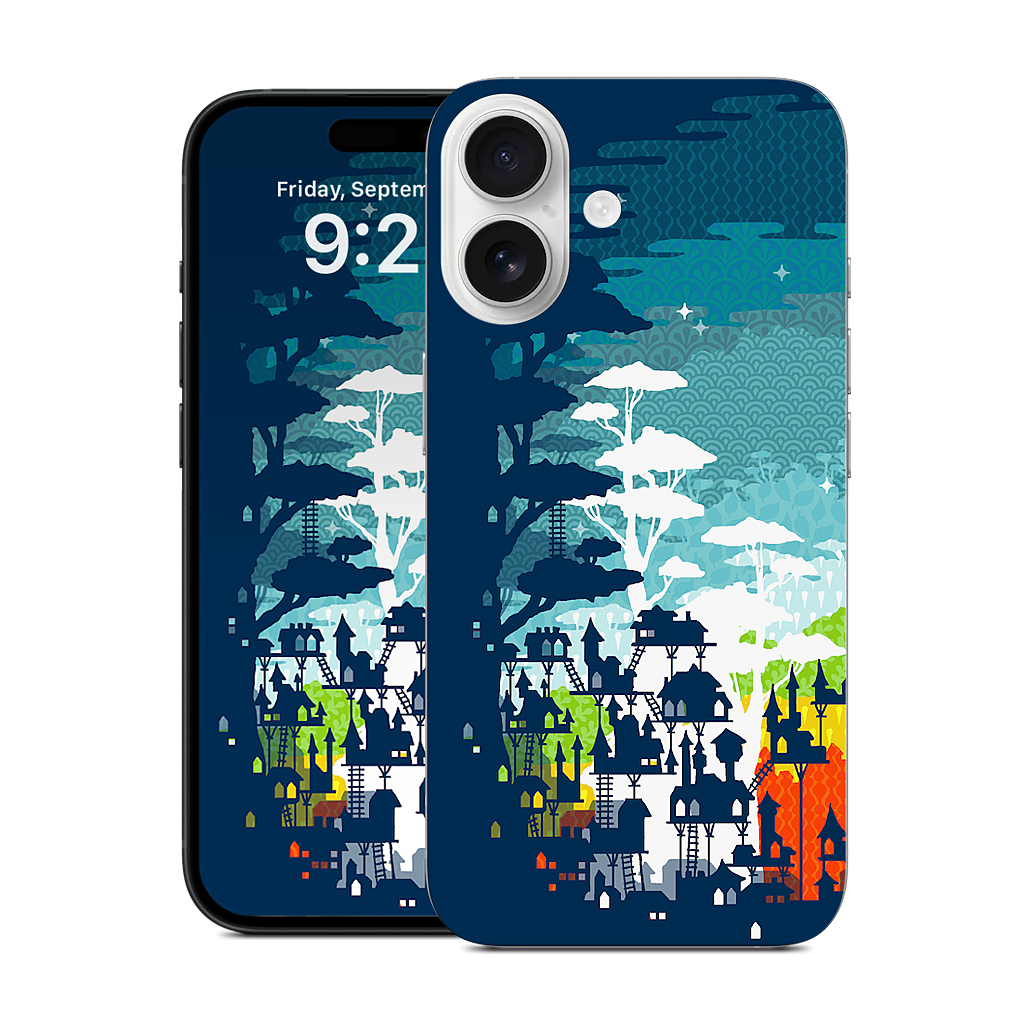 Rainforest City iPhone Skin