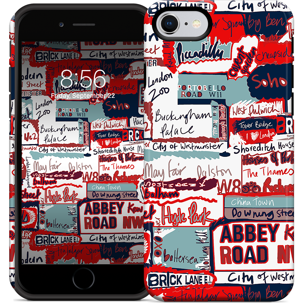London Words iPhone Case