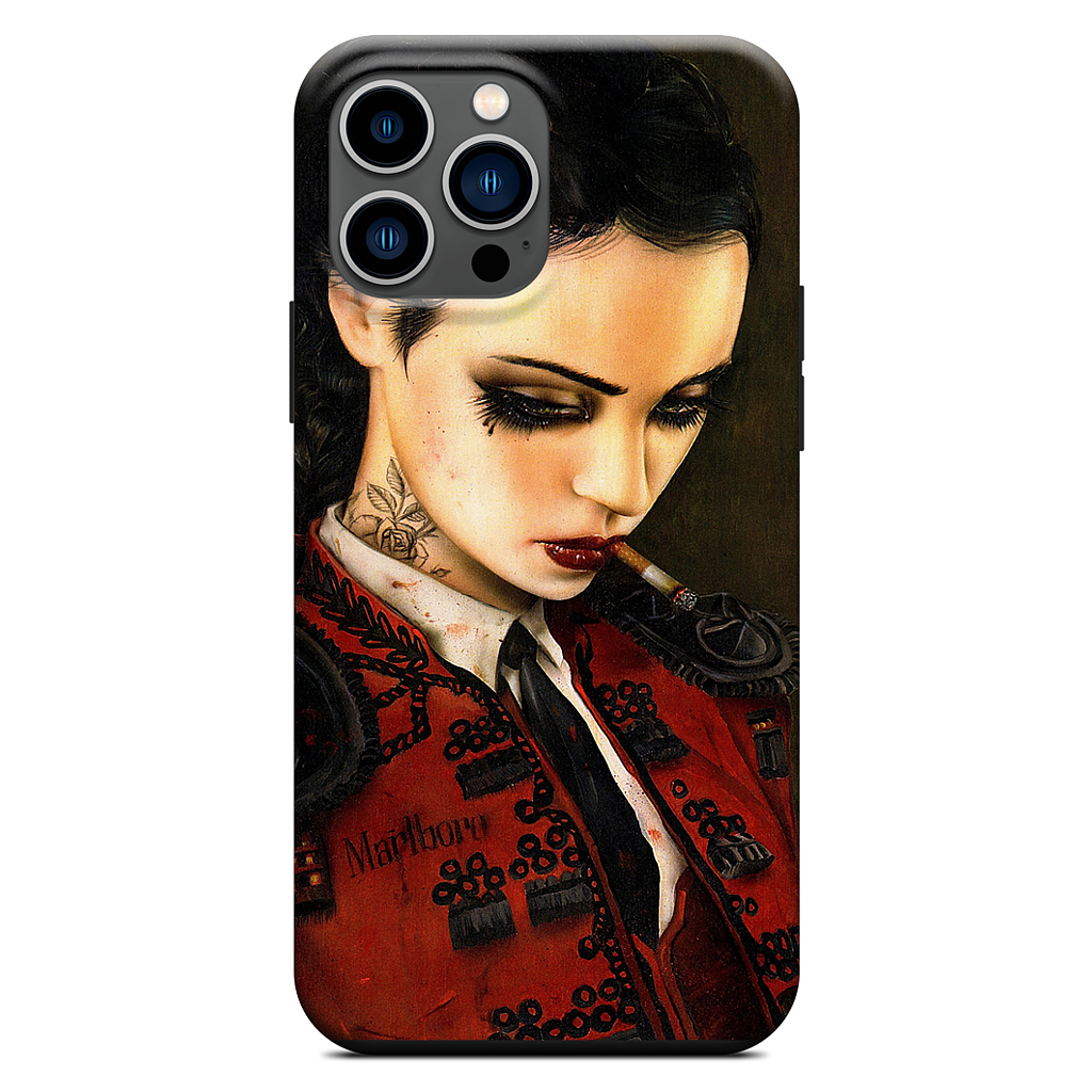 Bull Fight Her iPhone Case