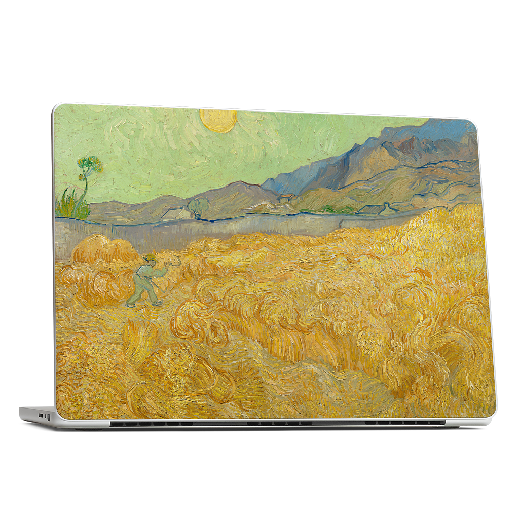 Wheatfield with a Reaper MacBook Skin