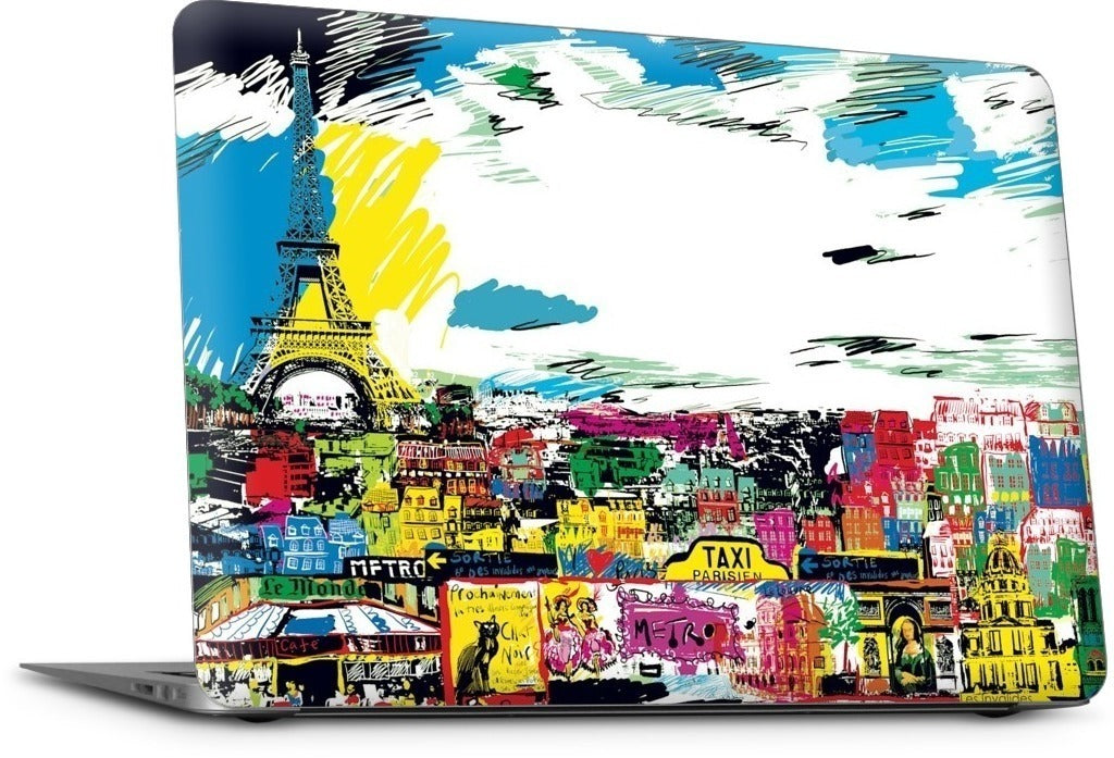 Paris Skyline MacBook Skin