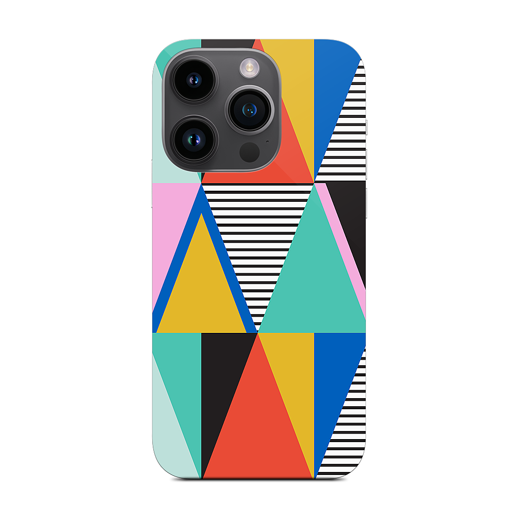 Graphic Triangles iPhone Skin