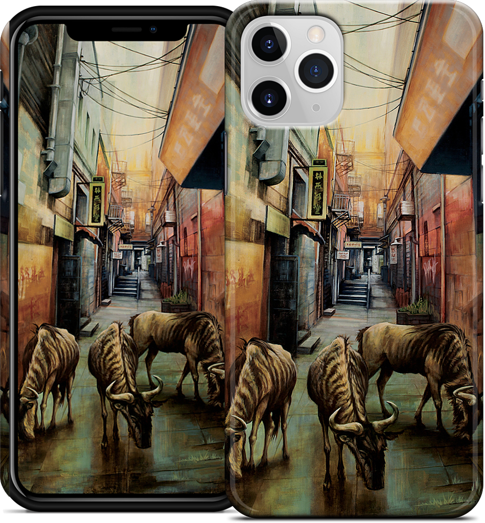 "Street of Three Beasts" -Levinson iPhone Case