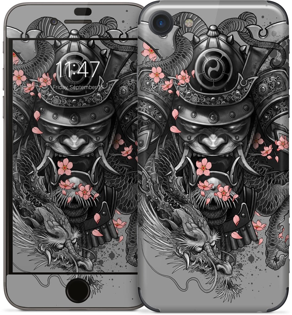 Samurai Dragon iPhone Skin