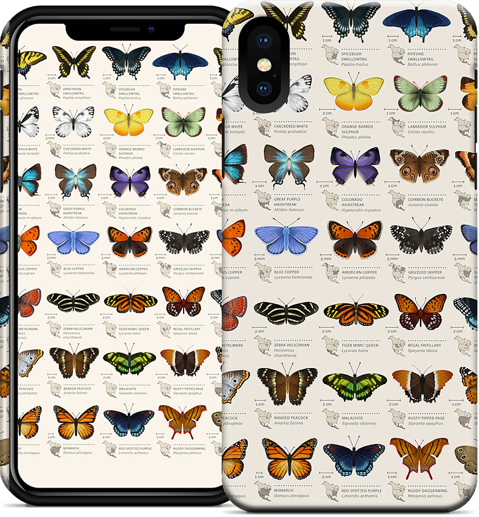 42 North American butterflies iPhone Case