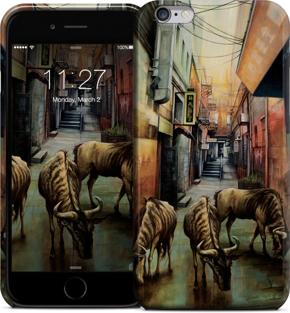 "Street of Three Beasts" -Levinson iPhone Case