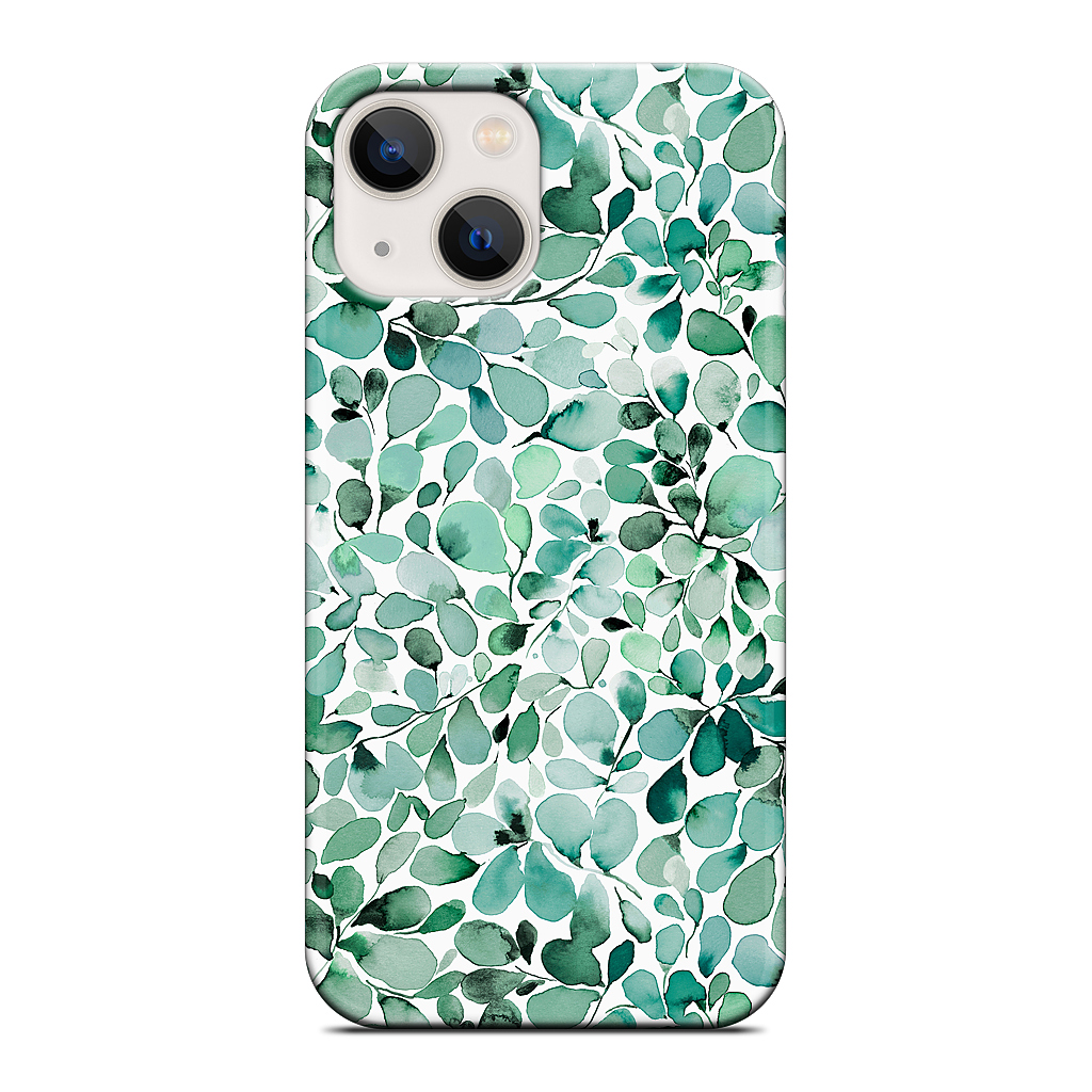 Eucalyptus Leafy Green iPhone Case
