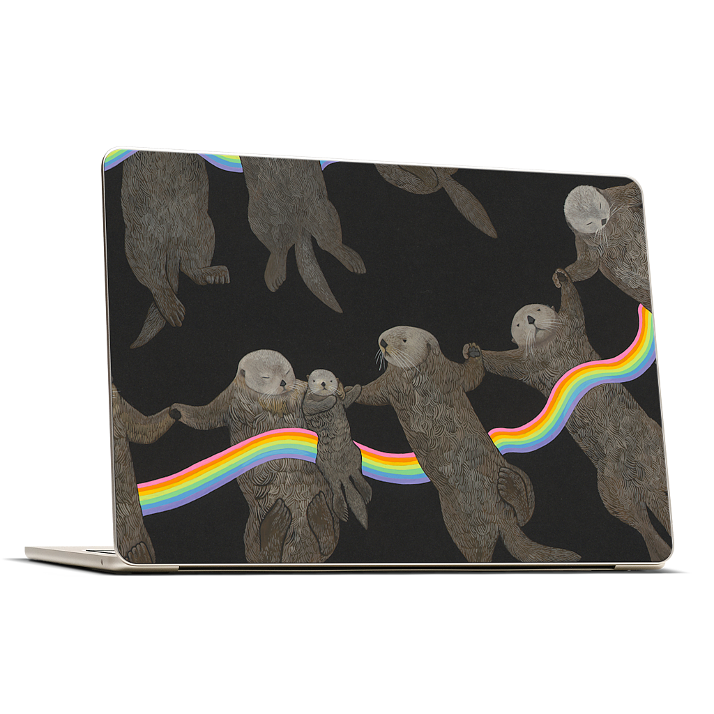 Otter Rings MacBook Skin