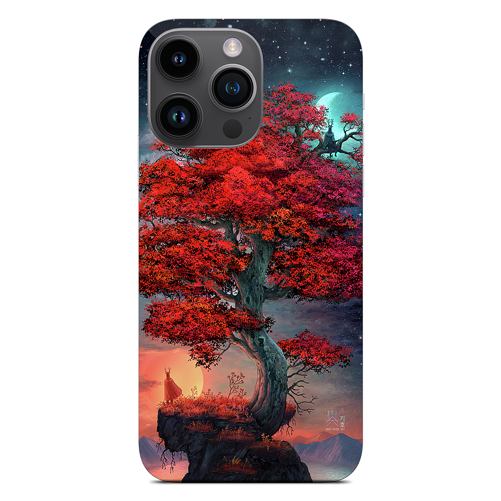 Light & Dark in Equal Parts iPhone Skin