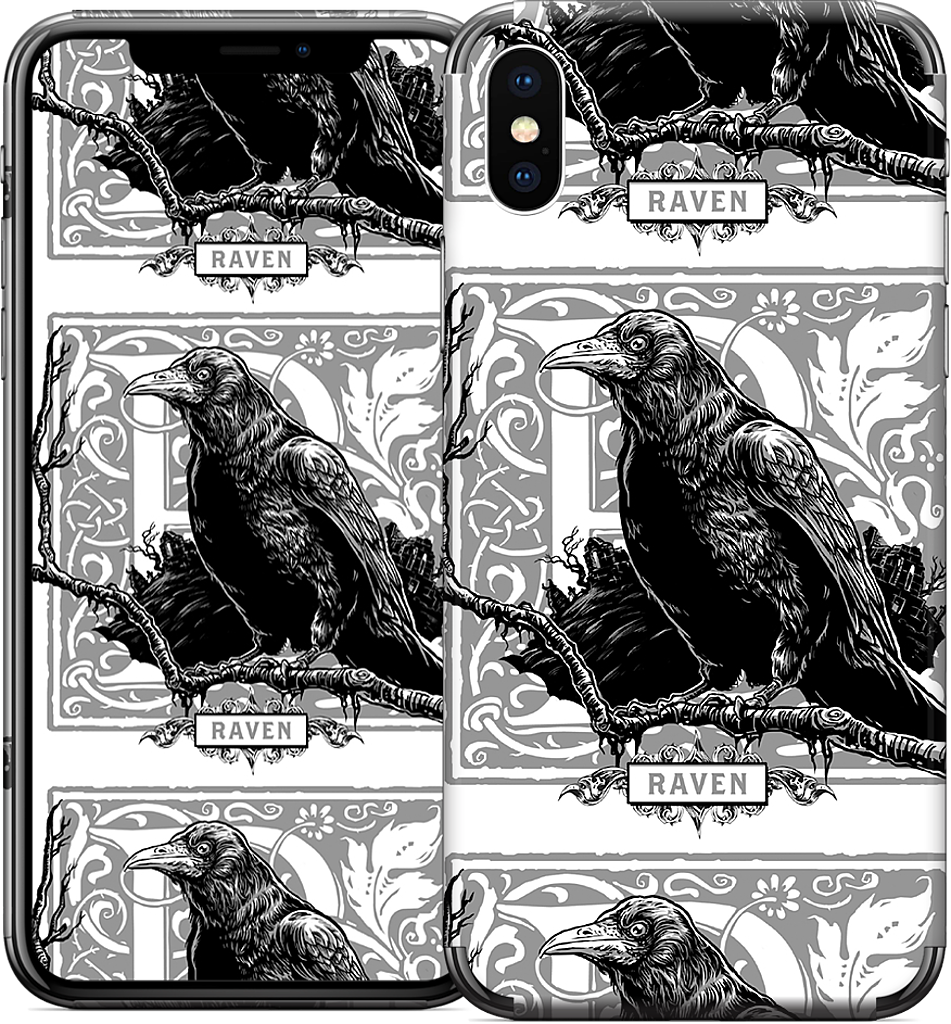 R Is For Raven iPhone Skin