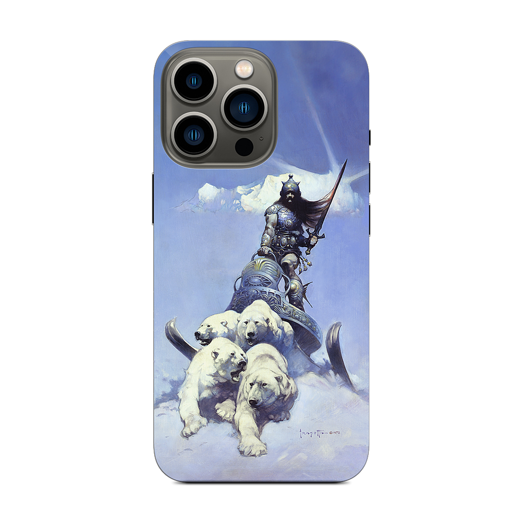 Silver Warrior iPhone Skin