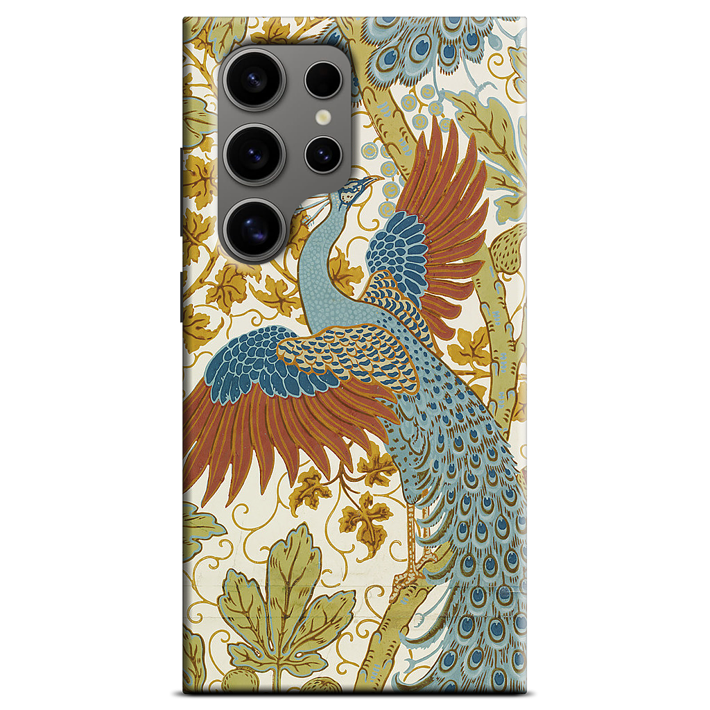 Fig and Peacock Samsung Case