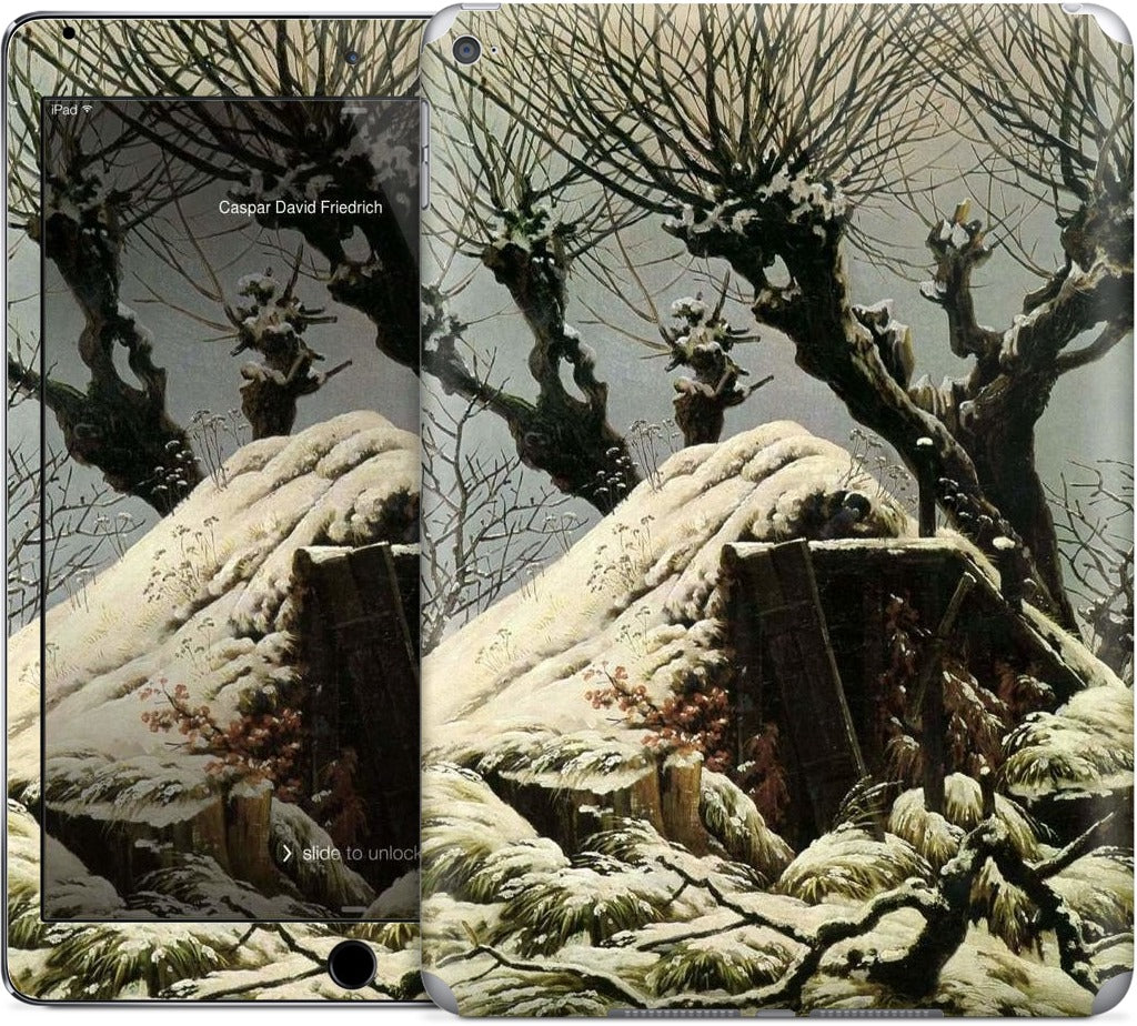 Snowy Cottage iPad Skin