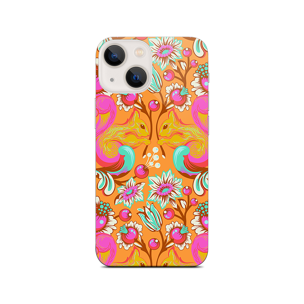 Squirrel Begonia iPhone Skin