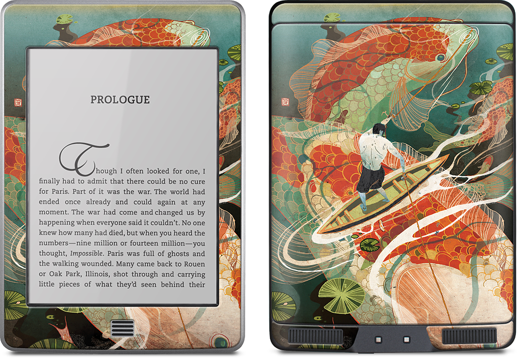 Koi Dance Kindle Skin