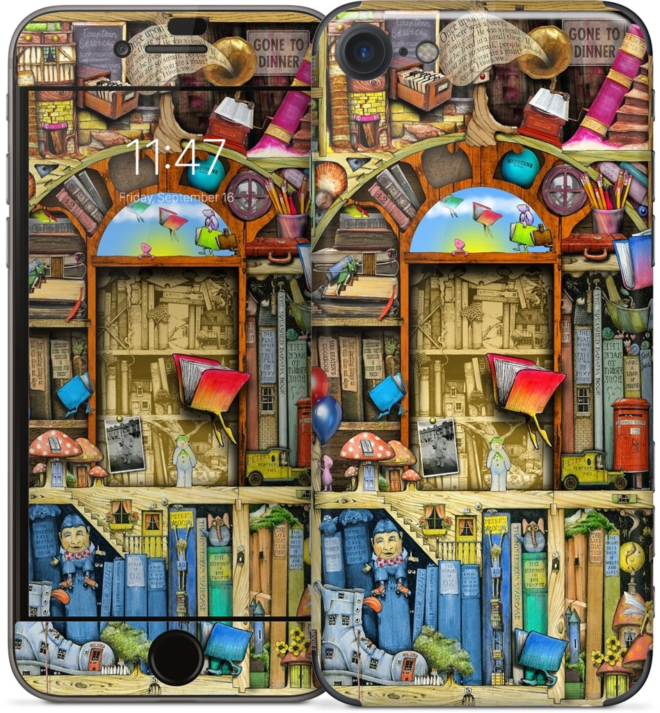 Bookshelf 2b iPhone Skin