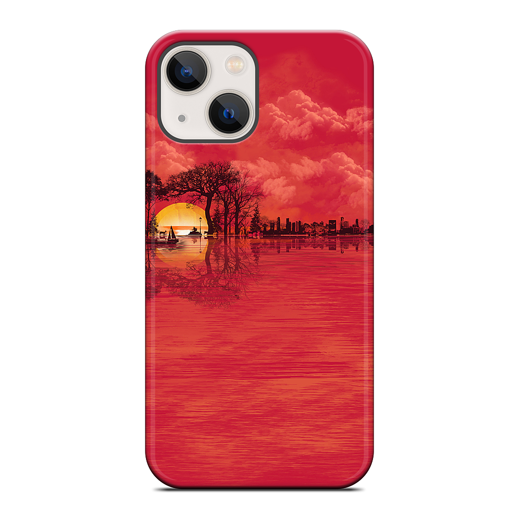 Musical Sunset iPhone Case