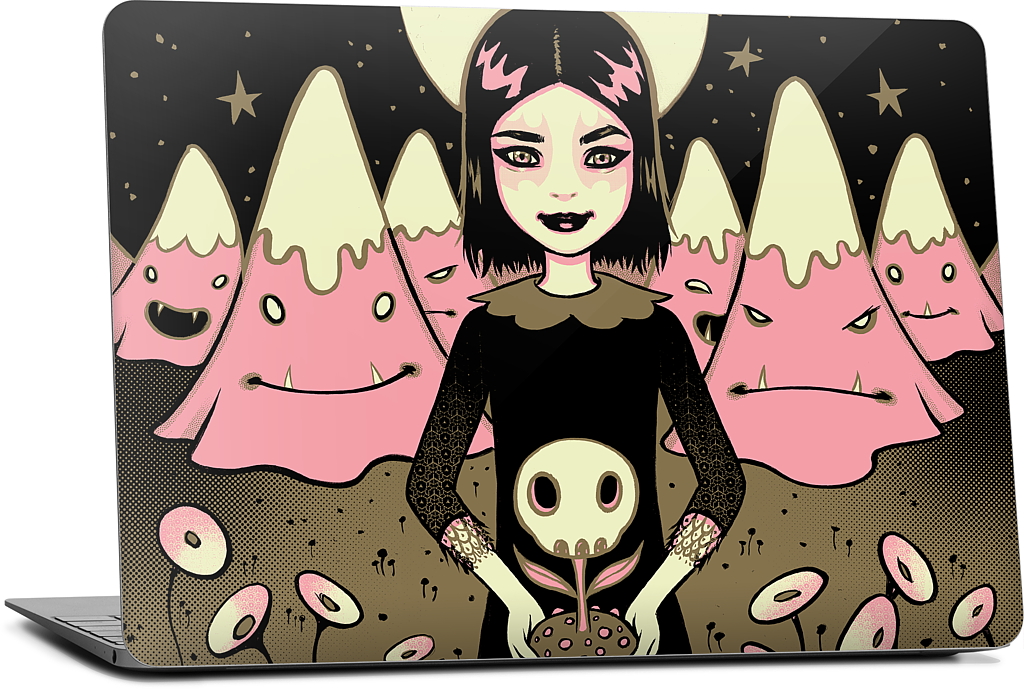 Moon Girl MacBook Skin