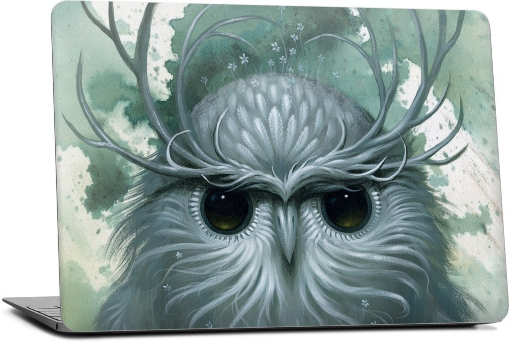 Snow Owl MacBook Skin