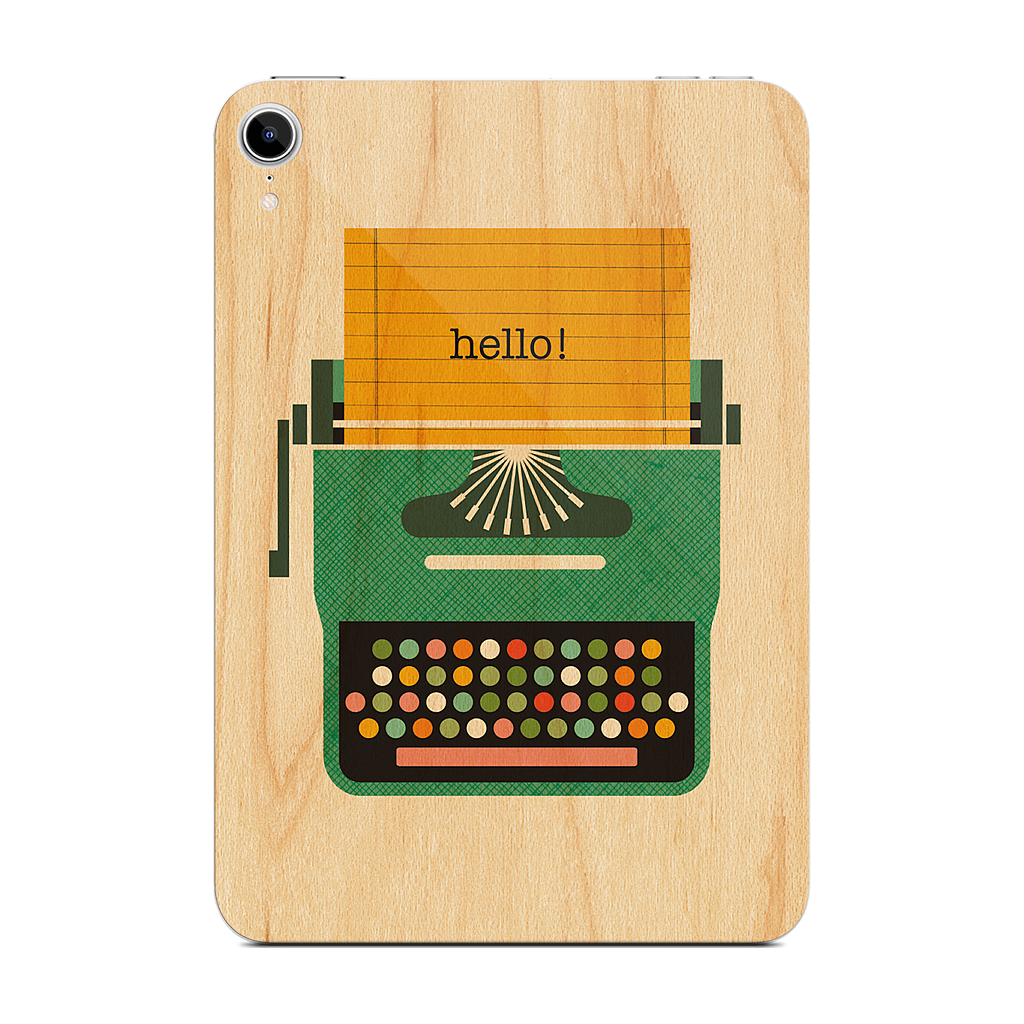 Typewriter iPad Skin