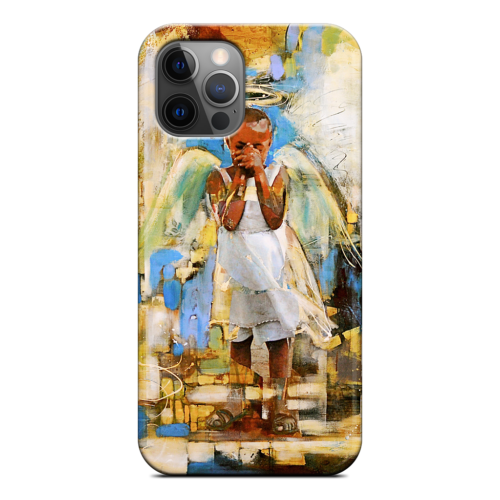 Shy Angel iPhone Case