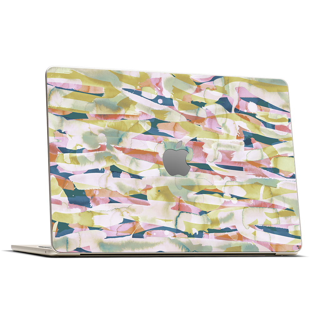 Watercolor Pastiche MacBook Skin