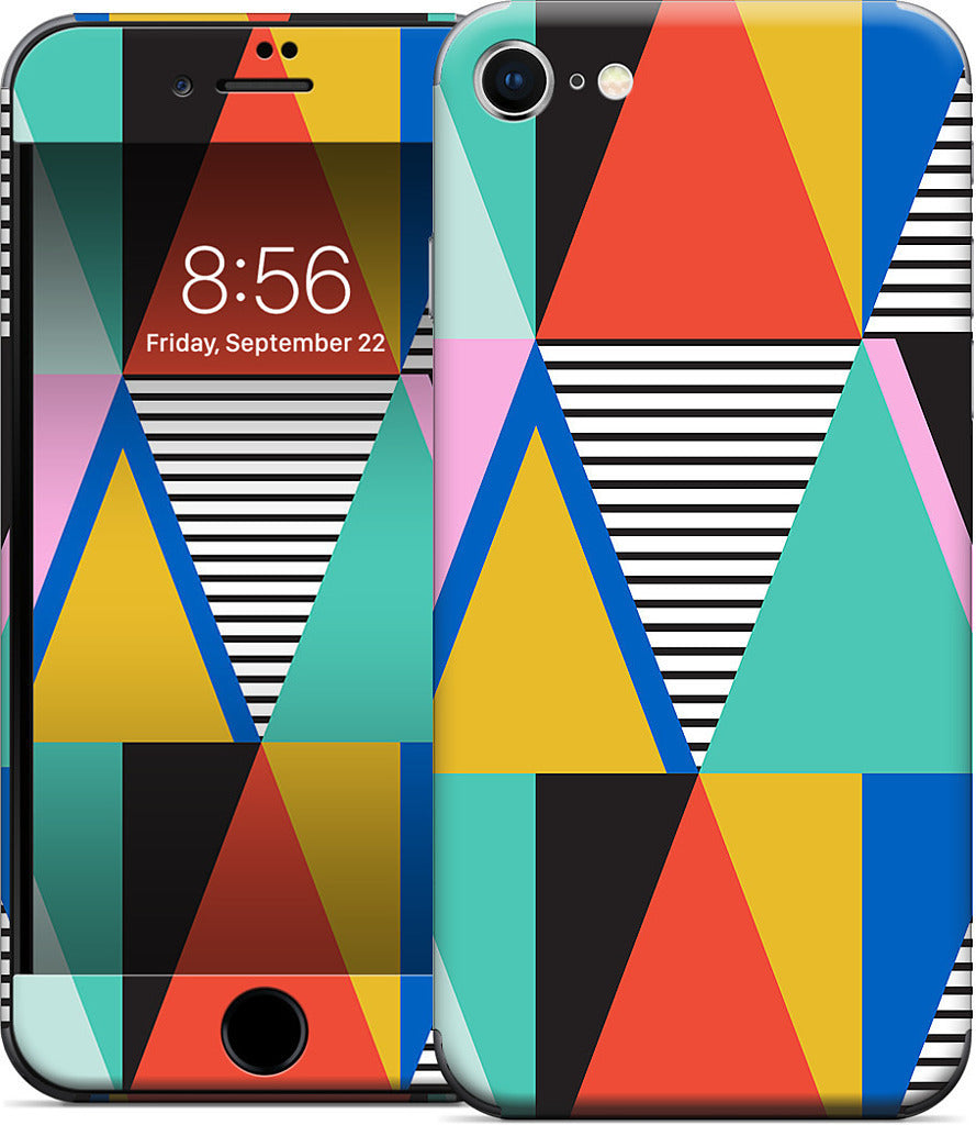 Graphic Triangles iPhone Skin