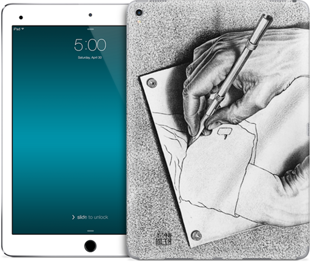 Drawing Hands iPad Skin