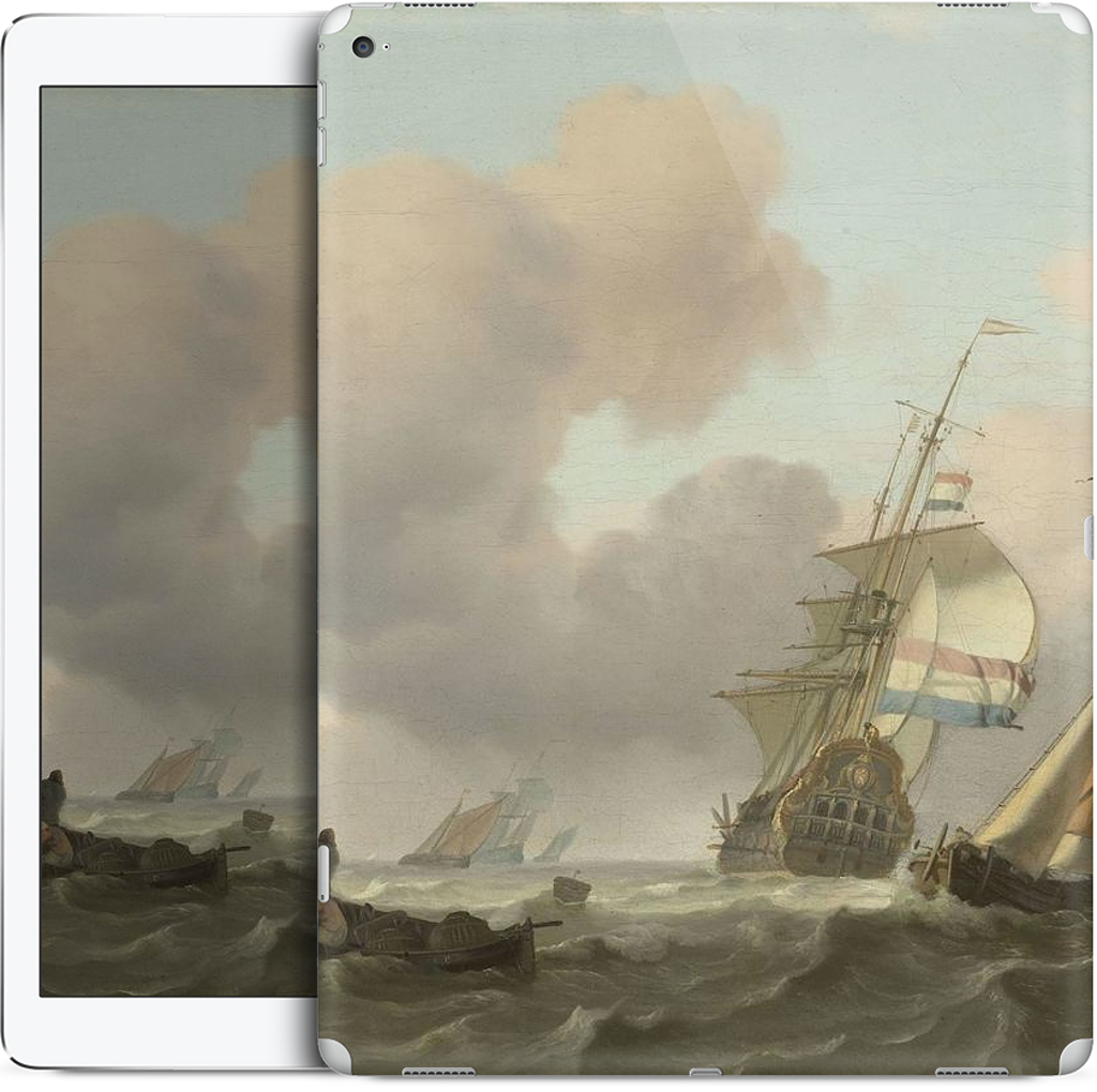 Ships in Choppy Sea iPad Skin