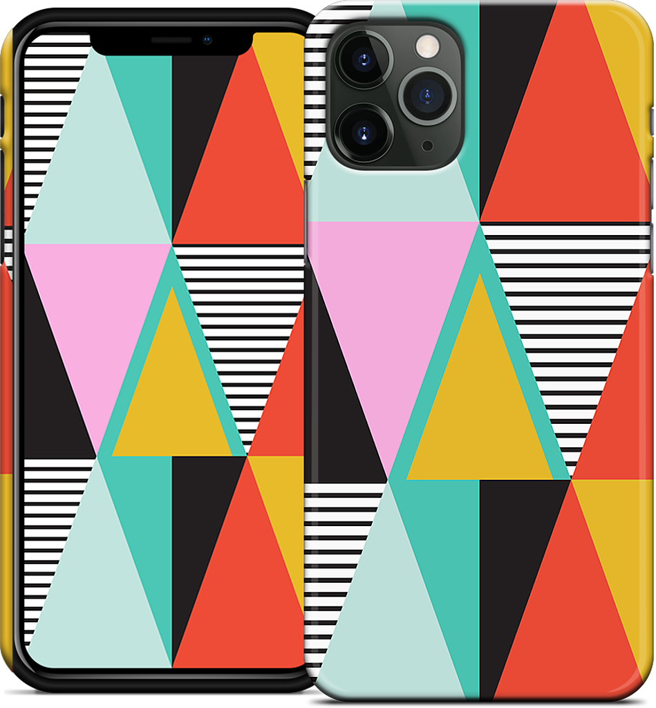 Graphic Triangles iPhone Case