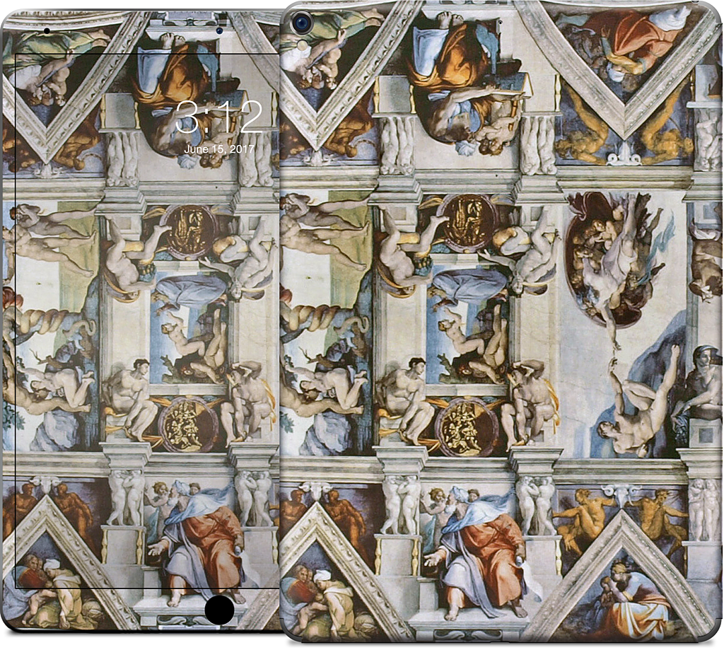 Cappella Sistina Ceiling iPad Skin