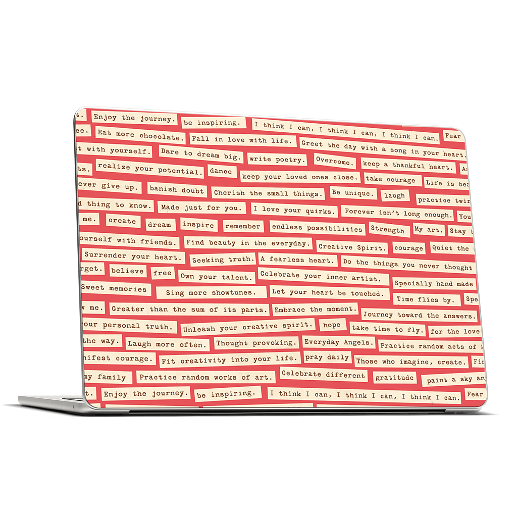 Happy Thoughts MacBook Skin