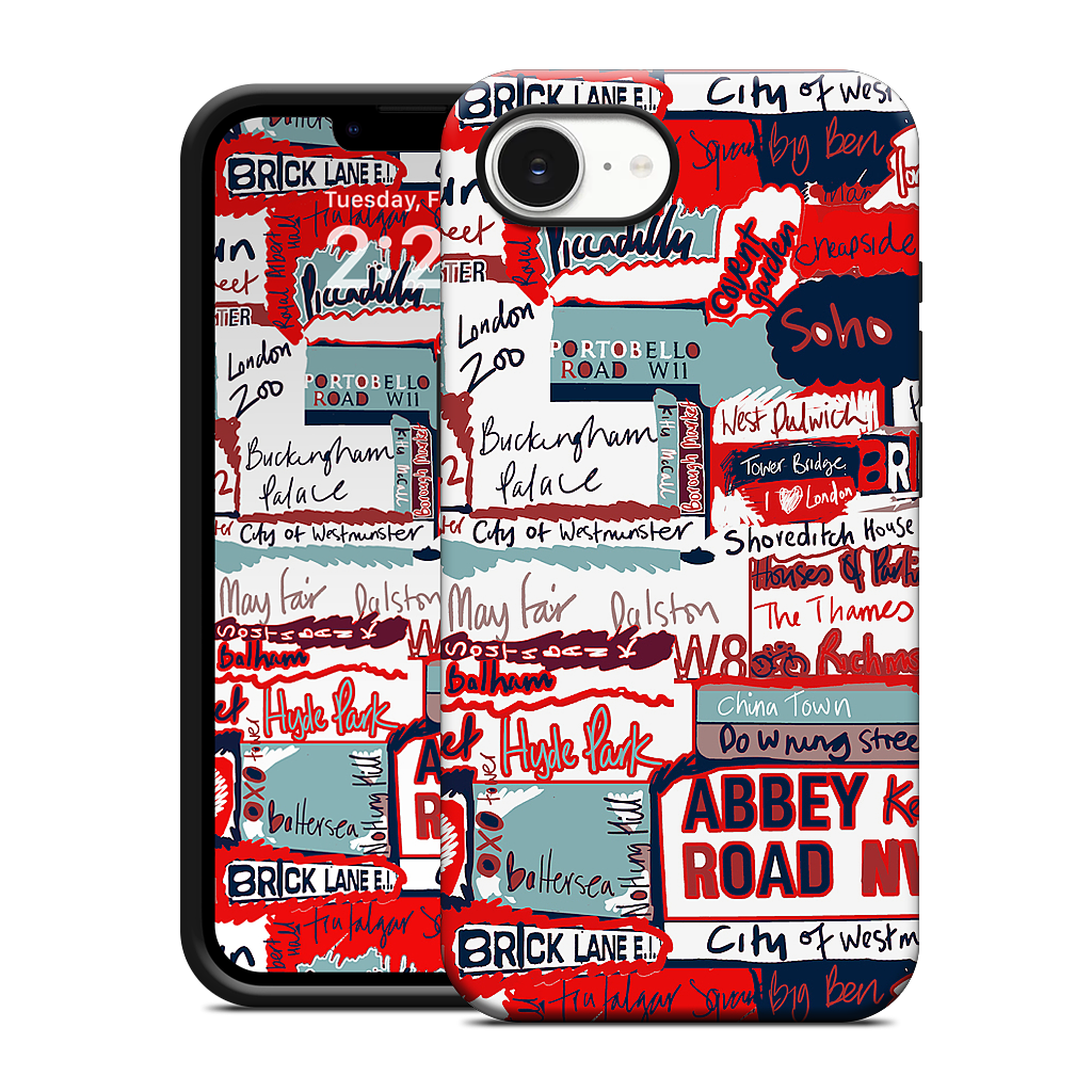 London Words iPhone Case