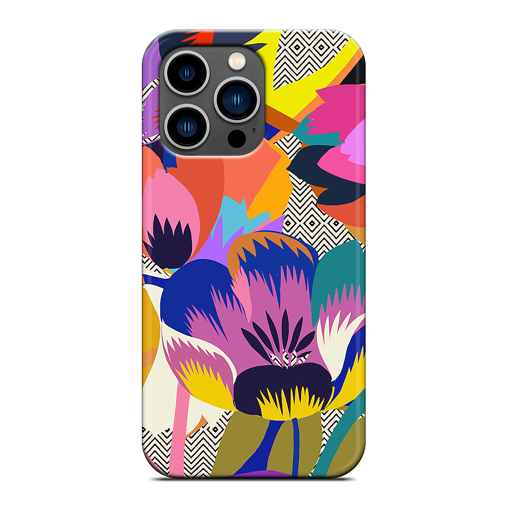 Among the Spring Flowers iPhone Case