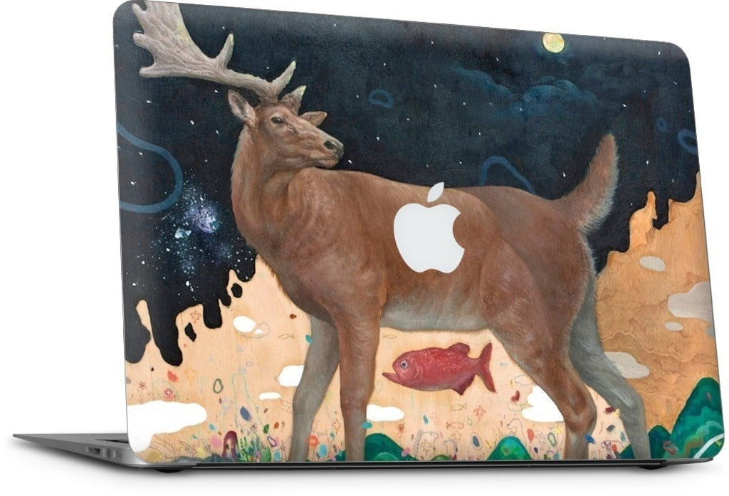 A Relieved Deer MacBook Skin