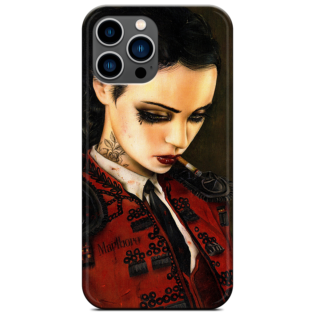 Bull Fight Her iPhone Case