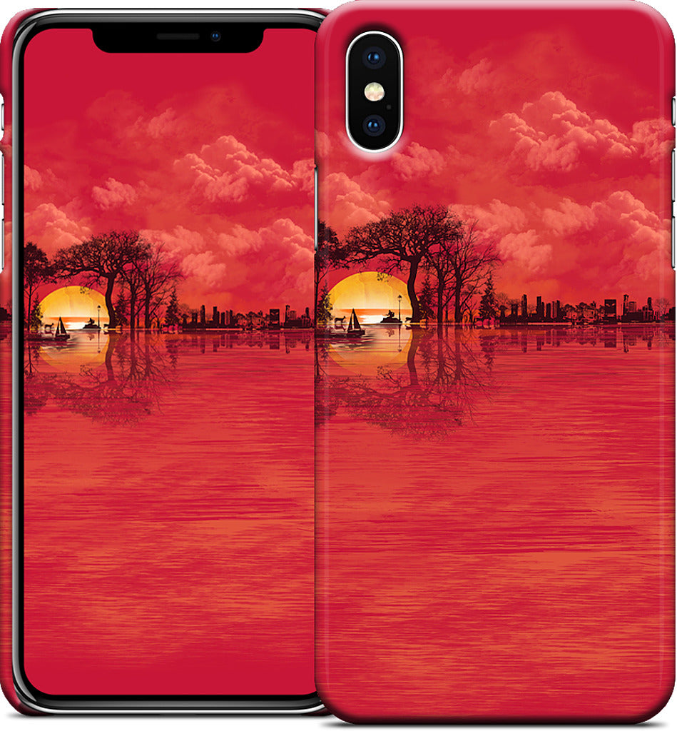 Musical Sunset iPhone Case